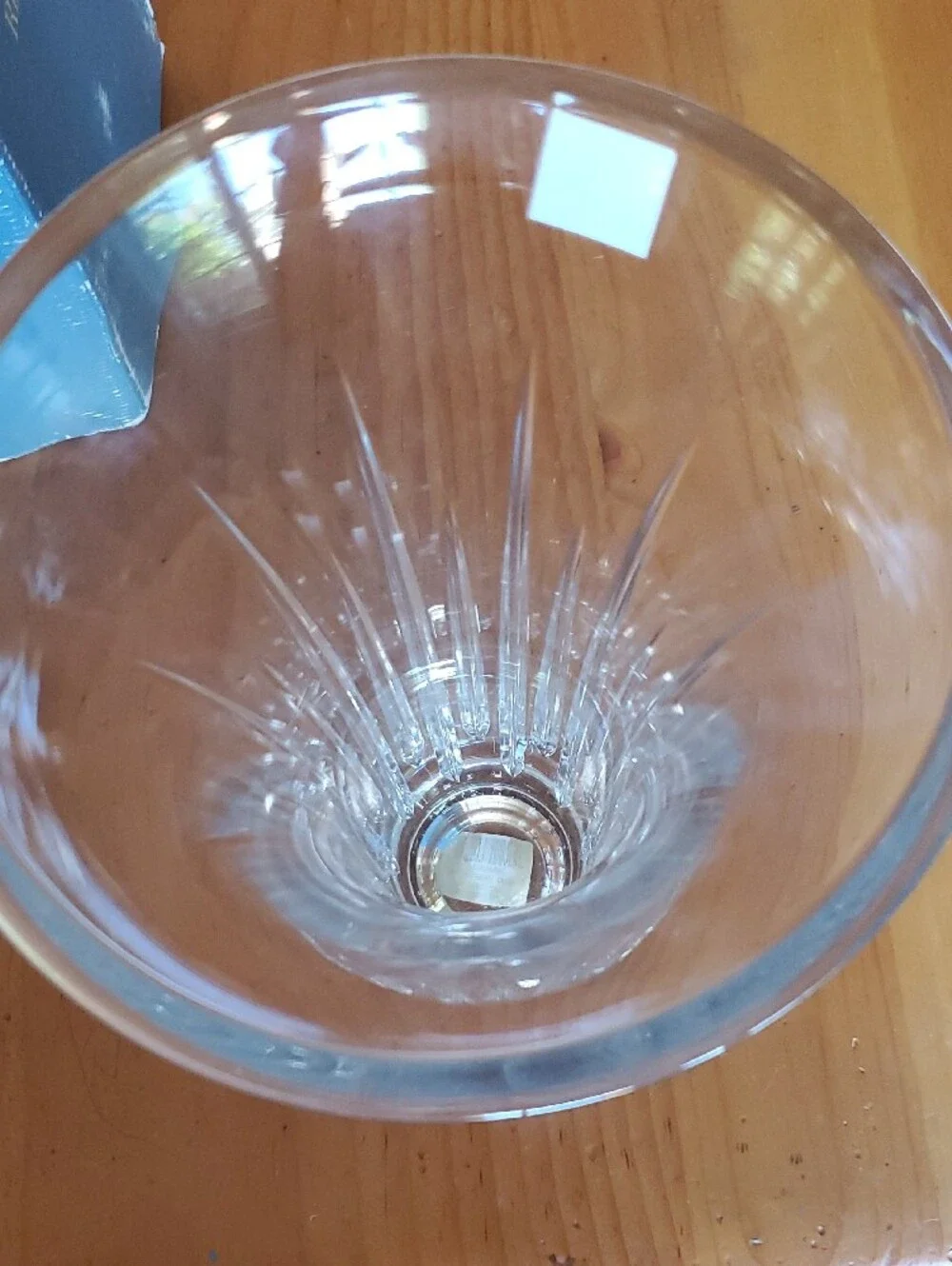 Reed & Barton Soho Lead Crystal Fluted Vase